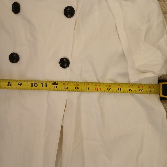 Caara Maxi Skirt Button Decoration Out Pockets White Size XL Used - Picture 10 of 14